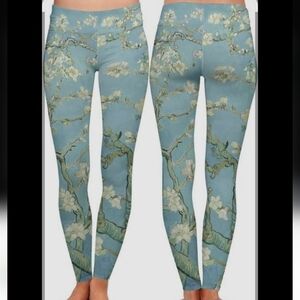 Almond Blossoms (Van Gogh) Ladies Leggings Size Small